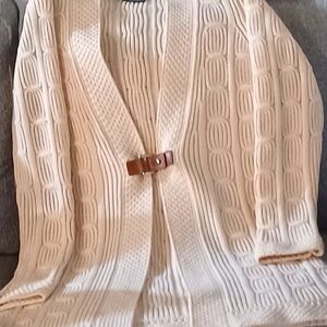 Etcetera cream cardigan